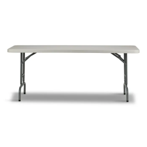 white rectangle table 6'